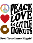 Peace love and little Donut Br Logo